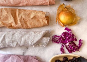 Cách nhuộm vải tự nhiên bằng các loại rau củ quả phổ biến