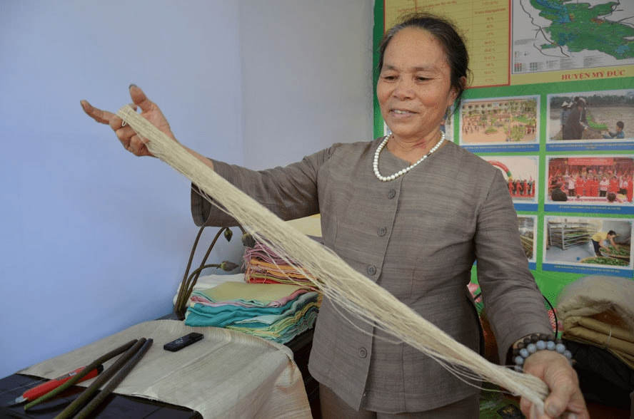 Sản phẩm lụa tơ sen của Việt Nam được khách hàng châu Âu ưa chuộng